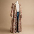Floral Embroidered Chiffon Open Abaya (outer layer only)