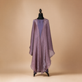 Berry Flowy Butterfly Abaya