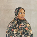 Floral Cotton Khimar – No-Sleeve Prayer Cover