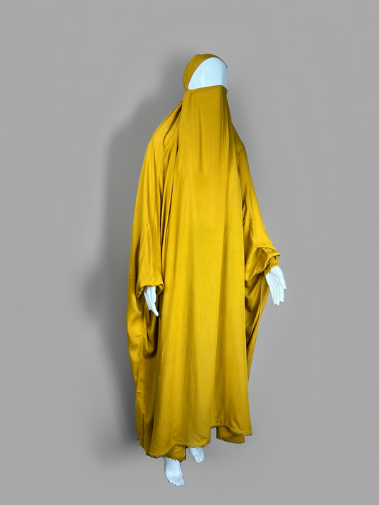 One Piece Breathable Full Coverage Jilbab (with Niqab) for Hajj, Umrah, and Everyday
