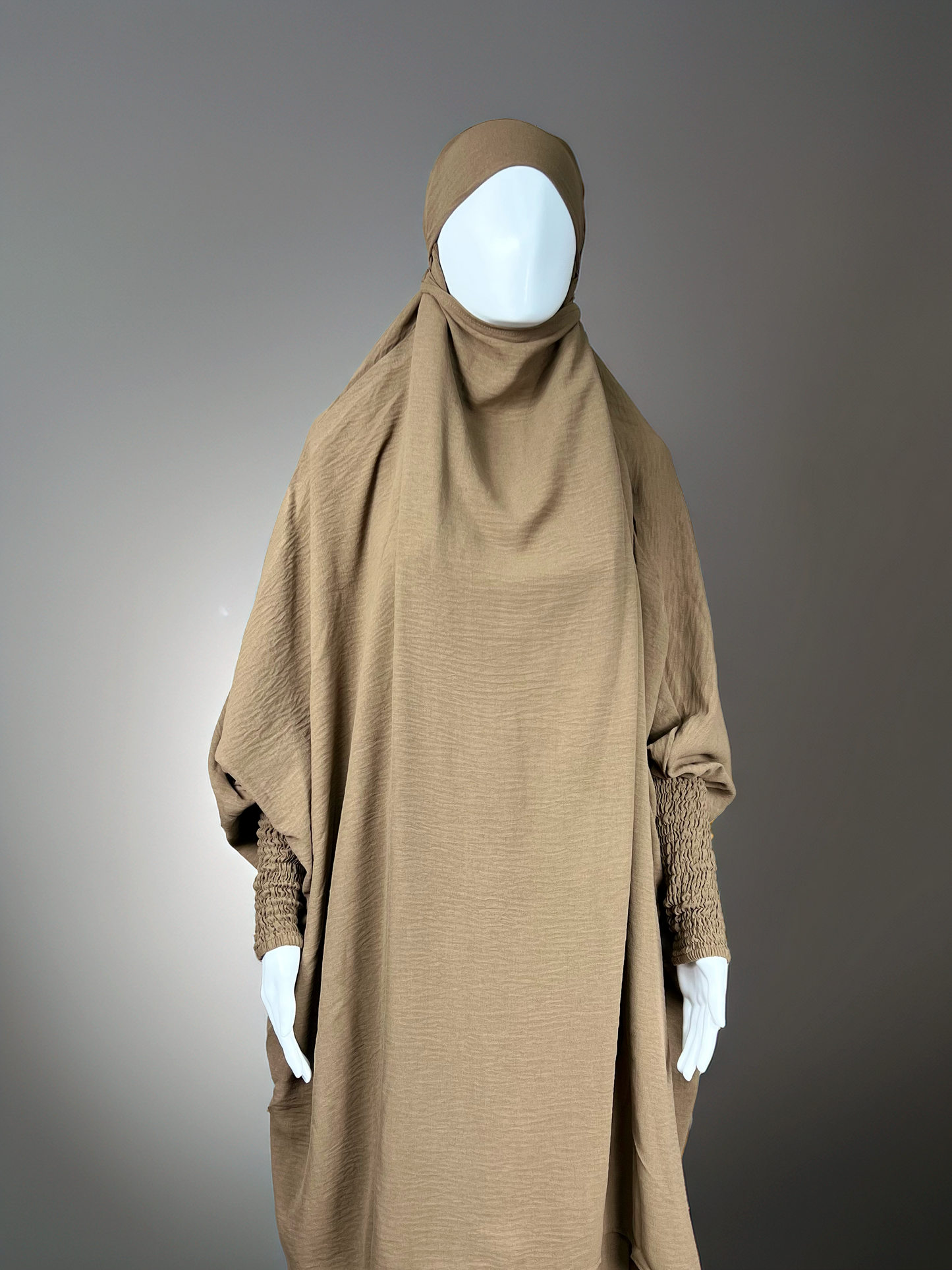 Elegant Two-Piece Crepe Jilbab – Versatile & Modest