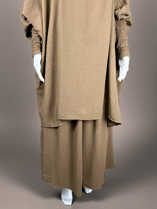 2-Piece Nida Jilbab & Skirt Set- Hajj, Umrah, & everyday