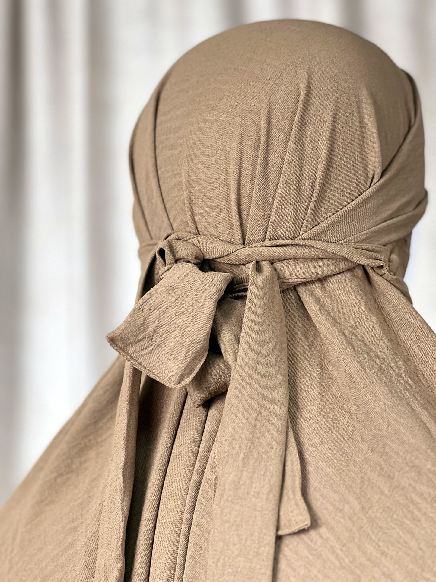 Elegant Two-Piece Crepe Jilbab – Versatile & Modest