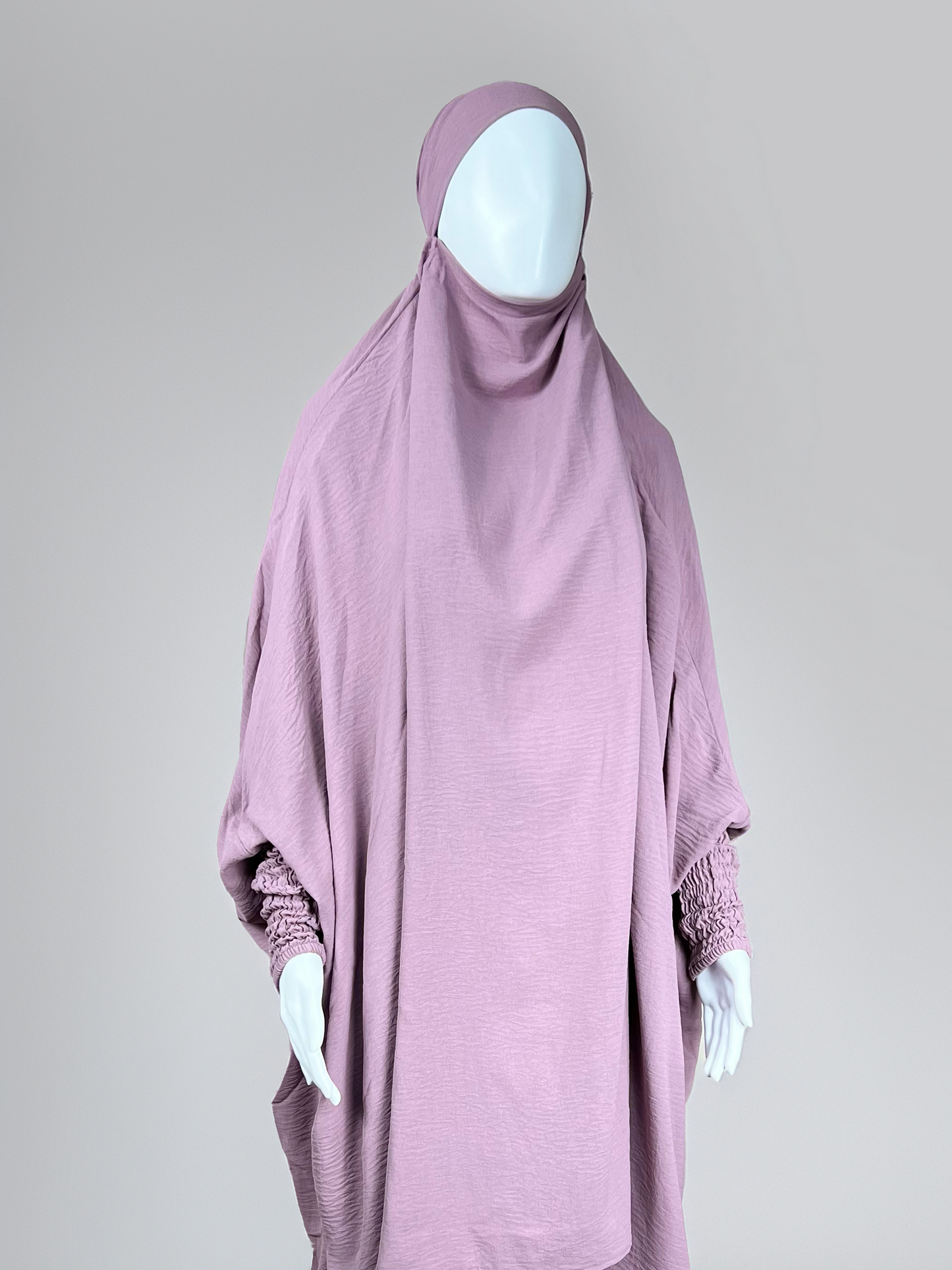 Elegant Two-Piece Crepe Jilbab – Versatile & Modest