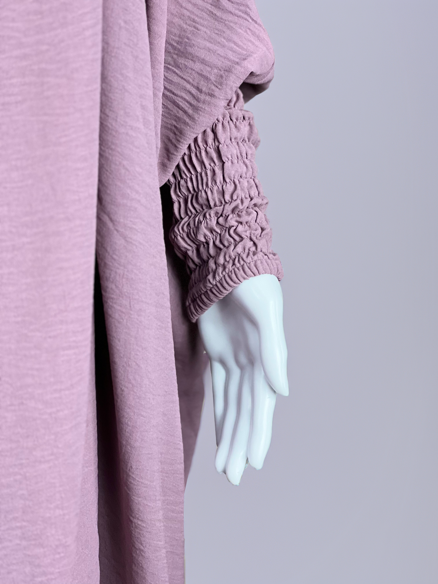 Elegant Two-Piece Crepe Jilbab – Versatile & Modest